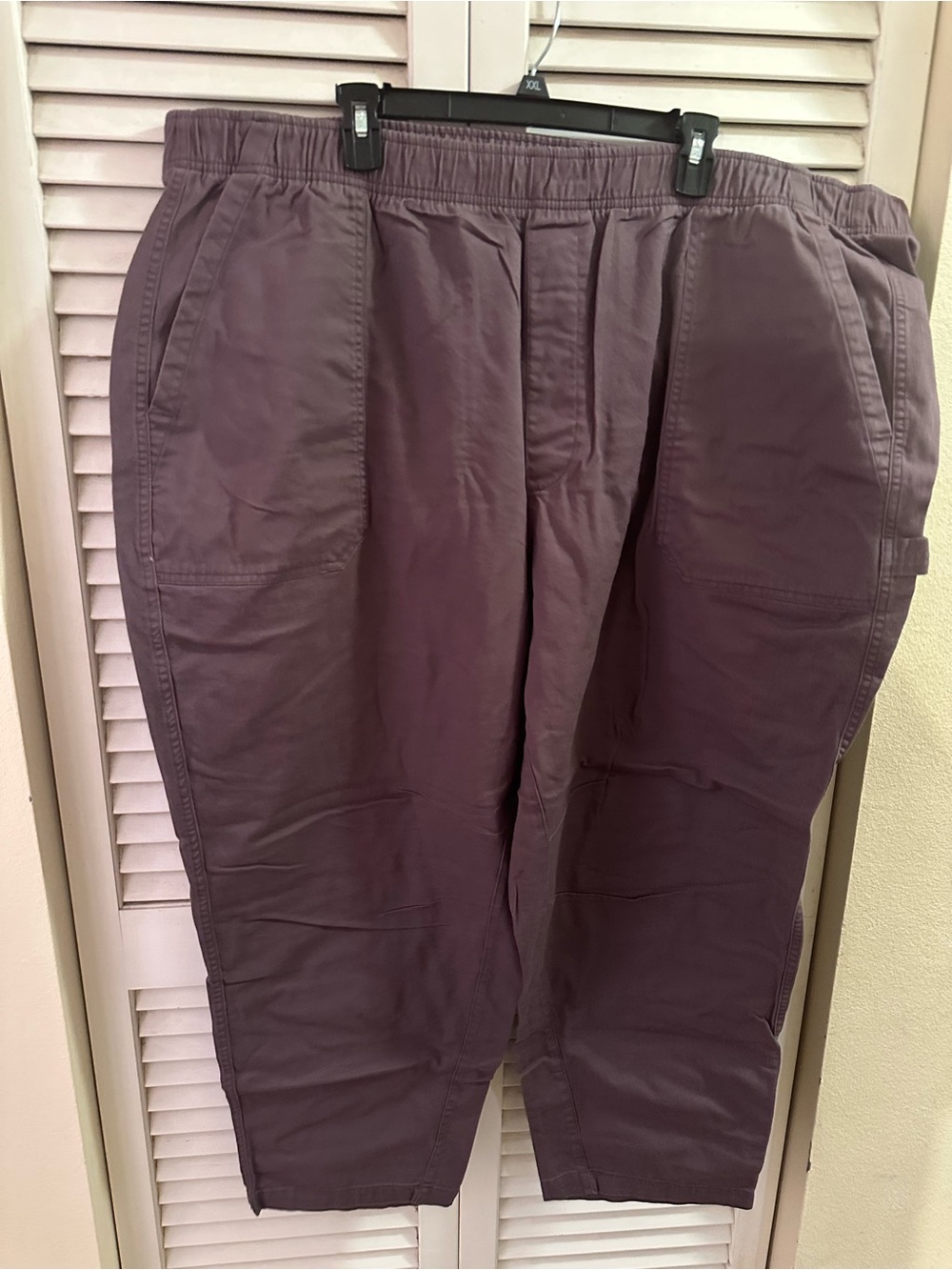 Old Navy Women’s Carpenter Pants in Plum
